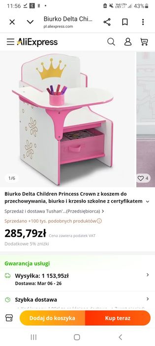 Stolik z krzesełkiem, biurko dla dzieci