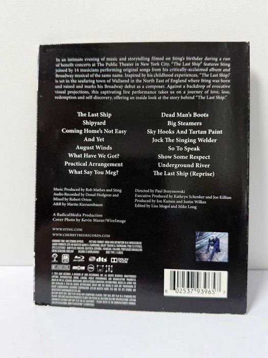 Sting - The Last Ship Live At The Public Theater Koncert na Blu-ray