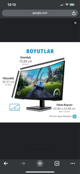 Monitor gamer curvado