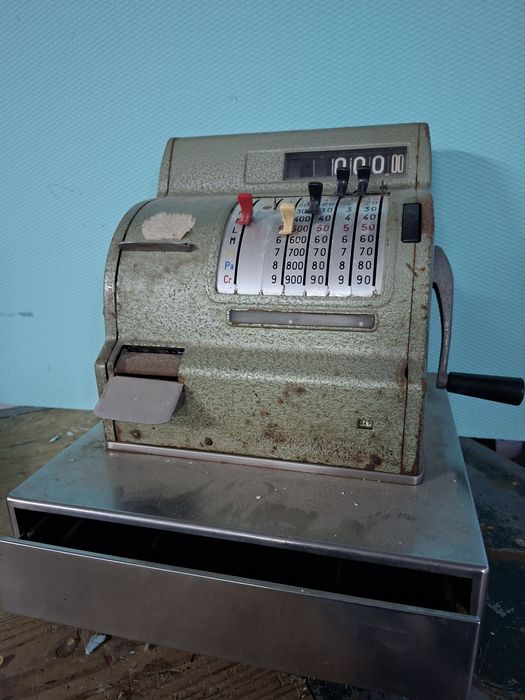 Antiga máquina registadora