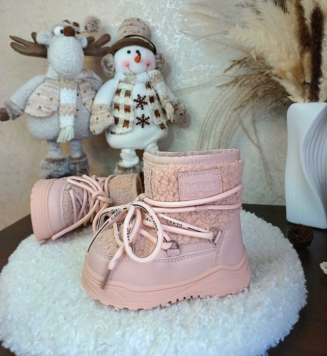 Дитячі зимові луноходи уггі чоботи для дівчинки 22 23 24 25 26 27