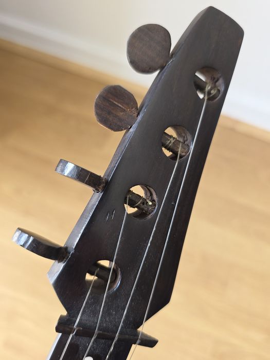 Guitarra em pau preto.