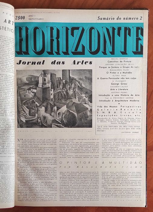 Horizonte. Jornal das Artes