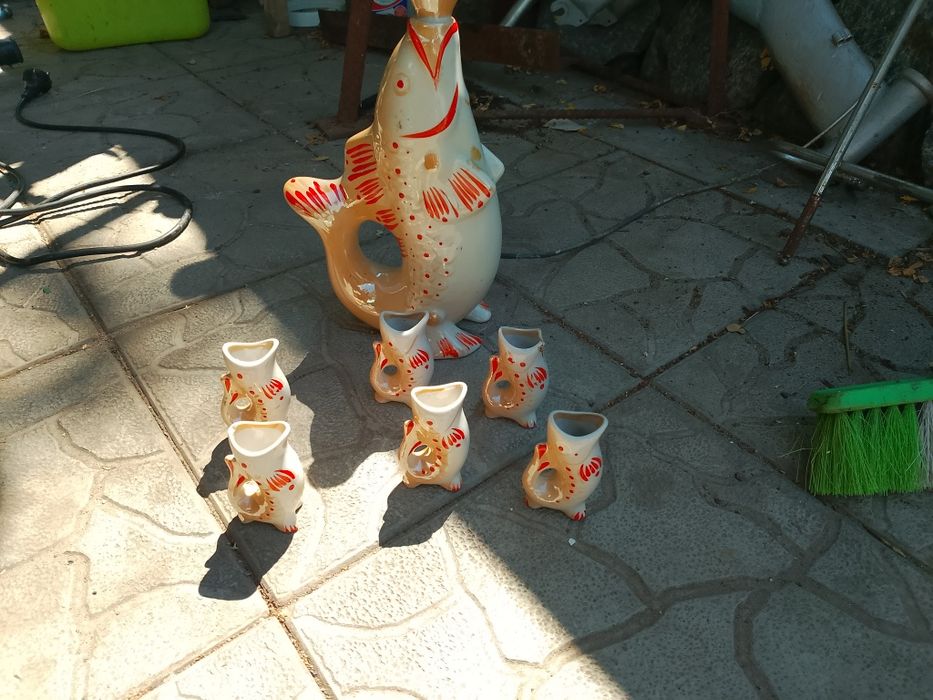 сервиз чайный антикварный полный комплект