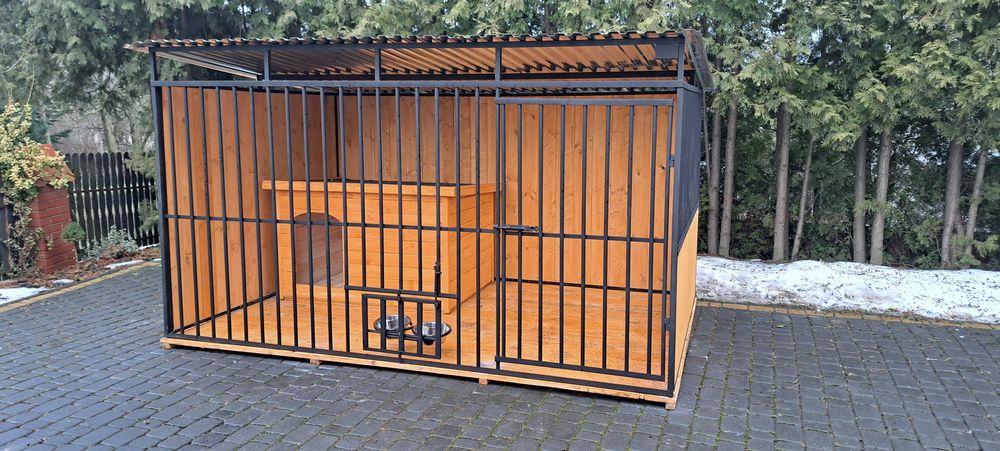 Kojec dla Psa , KOJCE dla Psów ,Klatka Box ,Zadaszenie - ESSTAL-