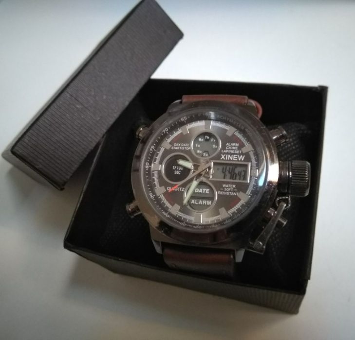 Relógio XINEW, relógio de pulso, analógico e digital