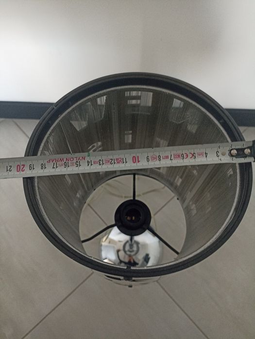 Lampka nocna napisy czarna