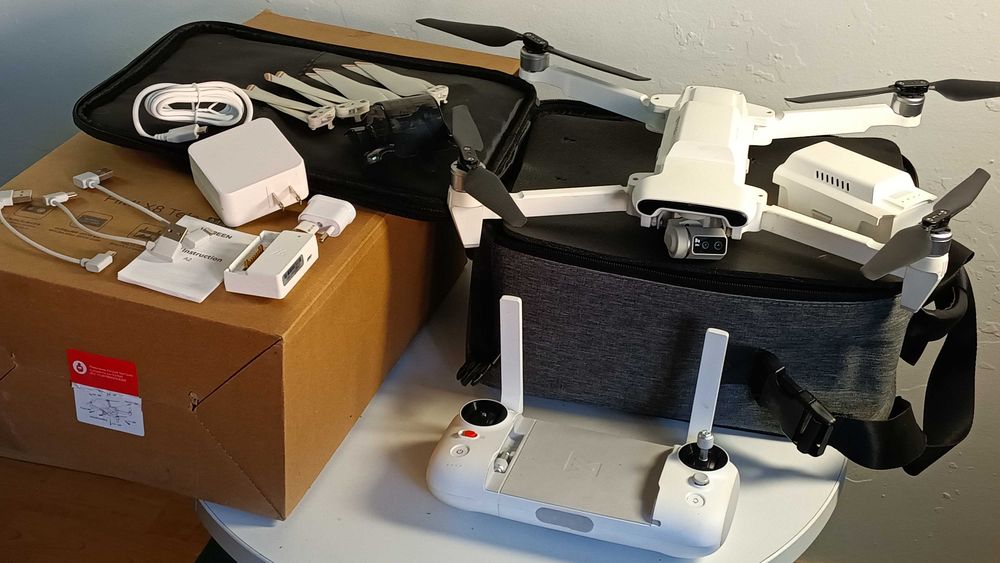Fimi X8 Tele Max Combo 4K дрон 3-Axis Gimbal HDR 48MP 30x,GPS, 15km до 38хв.