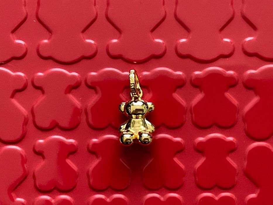 Wisiorek Tous Bold Bear złoty 1,1 cm