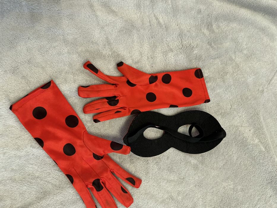 Маска та рукавички Lady Bug Леді Баг для дитини 3-6 років