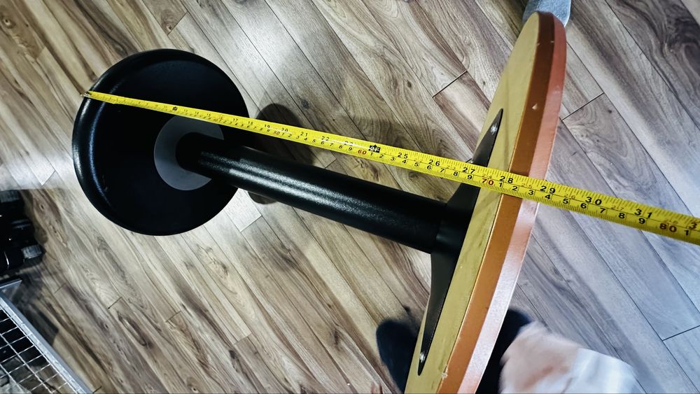 Столик круглий високий