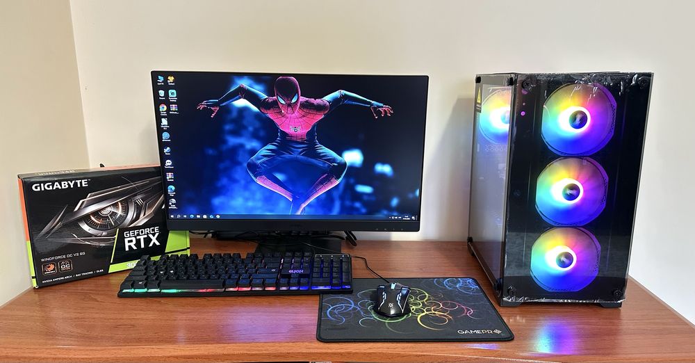 Новенький ігровий ПК/ Ryzen 5 5500 6 ядер vs RTX 3050 6Gb