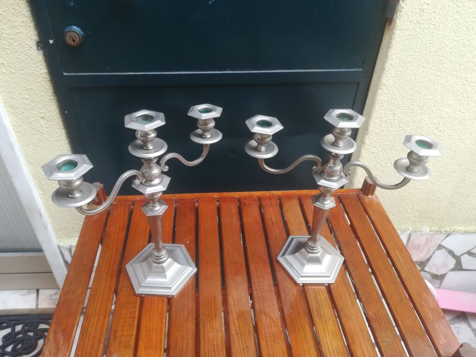 2 Castiçais Casquinha