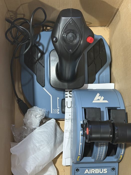 Thrustmaster Airbus TCA Officer Pack – Como Novo  Completo (VER DESCRIÇÃO!)