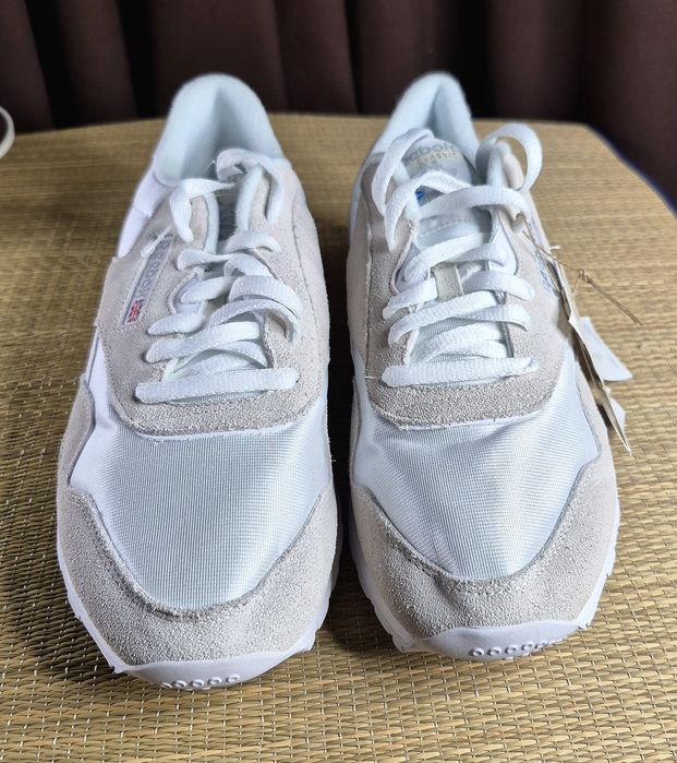 Оригінал 100% Чоловічі кроссівки Reebok Classic CI Nylon White/white/lgtgre(Розмір 45,5-30см)