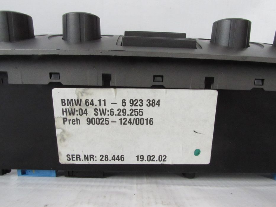 Painel Ac / Ar Condicionado Bmw 7 Ref: 64116923384