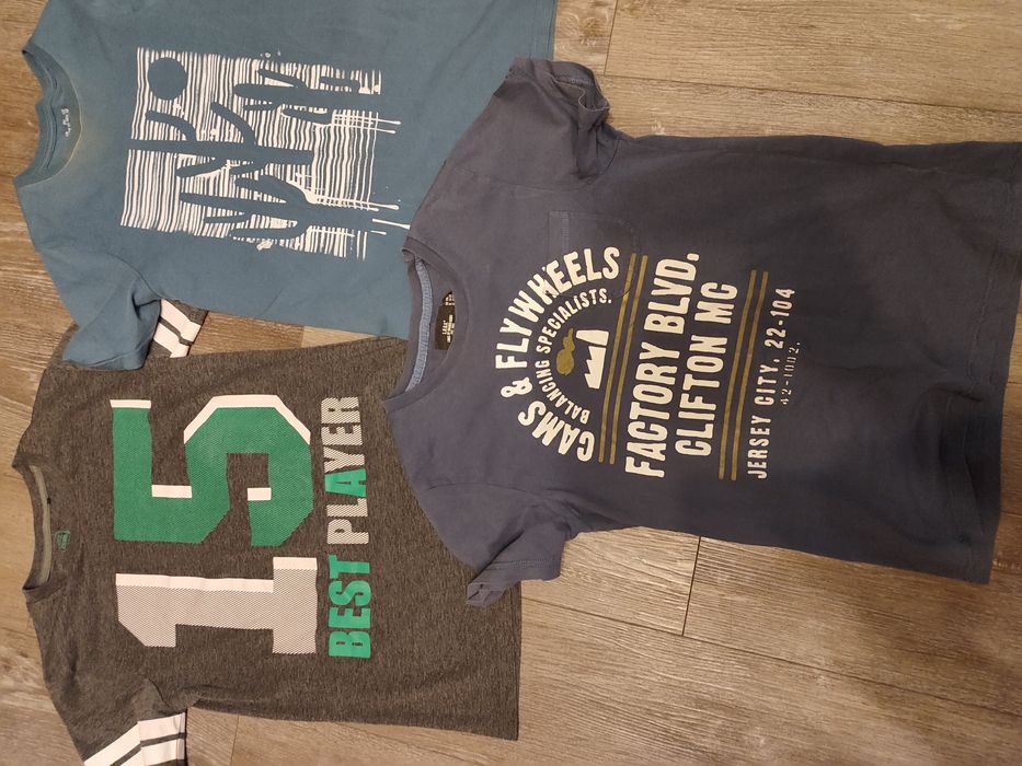 3x Koszulka Chłopięca T-shirt Krótki Rękaw