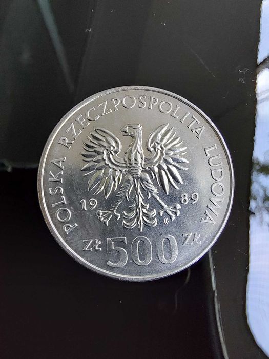 Moneta 500 zł 1989r. Okolicznościowa