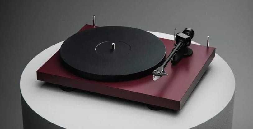 Gramofon analogowy - Project Debut EVO 2 Czerwony satyna