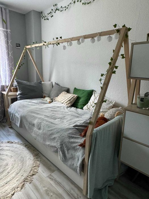Łóżko domek używane VOX + materac