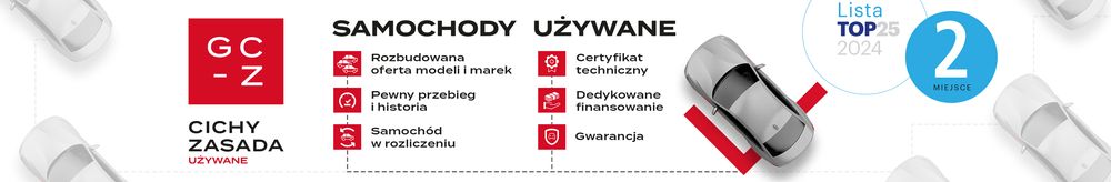 Cichy - Zasada Samochody Używane Oddział Nowy Sącz top banner