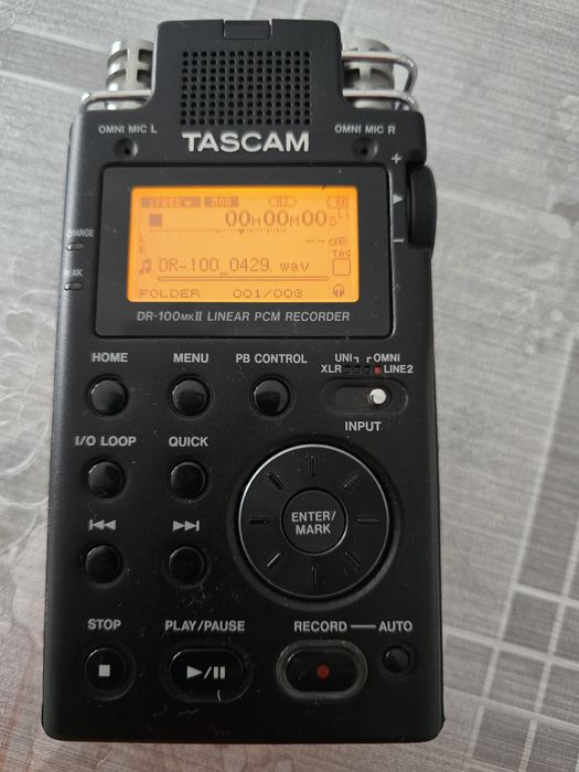 Gravador tascam dr100 mk ii