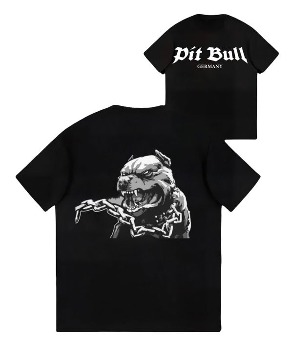 Футболки Pit Bull Germany Logo черные пит буль тишка lonsdale