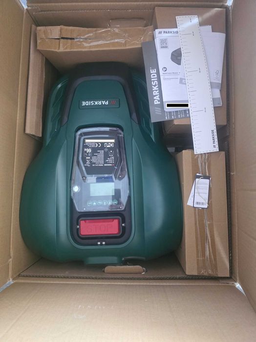 Robot koszący Parkside PMRDA 20-Li B2 Smart – NOWY – do 1000 m²– Wi-Fi / Bluetooth
