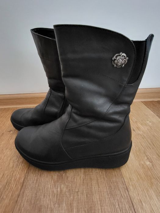 Сапоги полусапожки зима