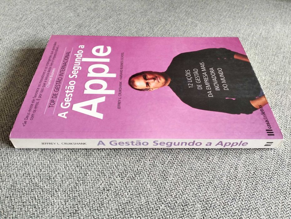 Livro "A gestão segundo a Apple" de Jeffrey L. Cruikshank