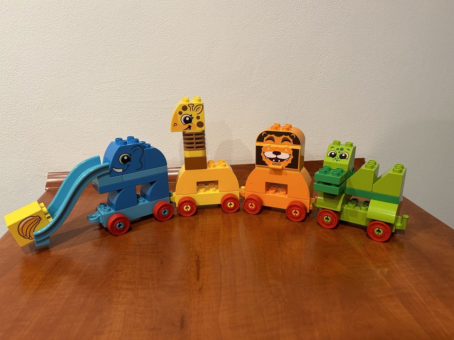 Lego duplo 10863 piciąg zwięrzęta