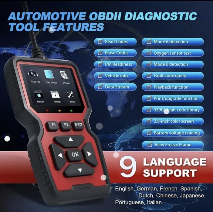 Profesjonalny skaner diagnostyczny OBD2
