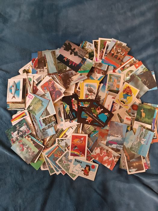 Календарики 1981-1990 рр. Близько 500-600 шт, загальна вага 800 грам