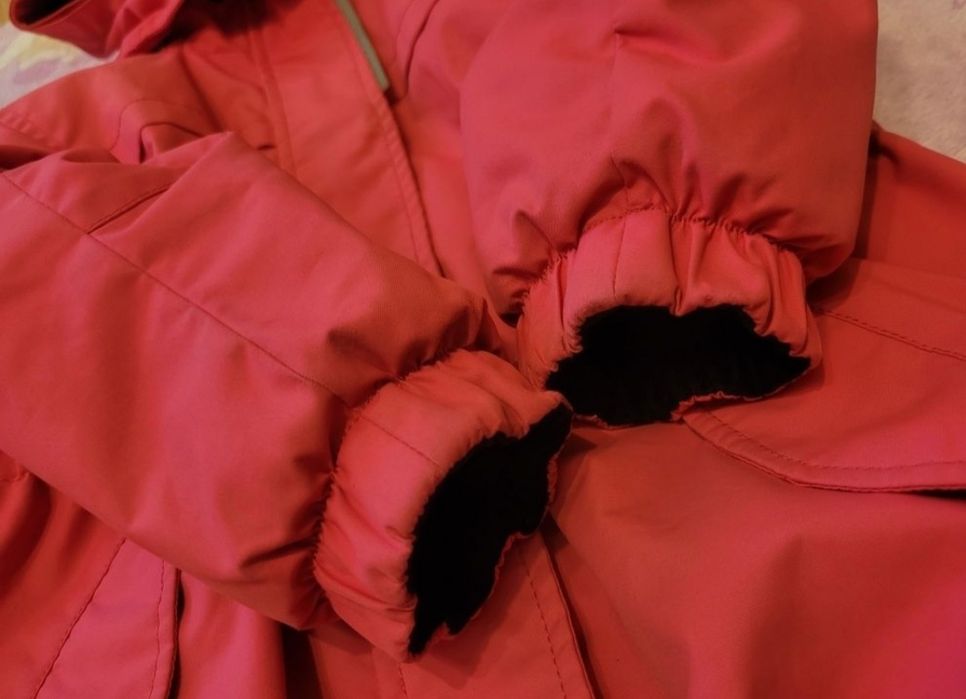 98 см Lassie by Reima малинова курточка для дівчинки,комбінезон Crivit