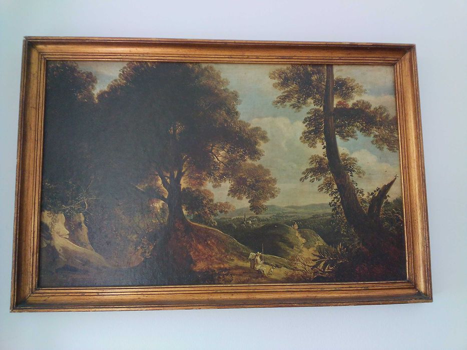 Reprodução de quadro antigo