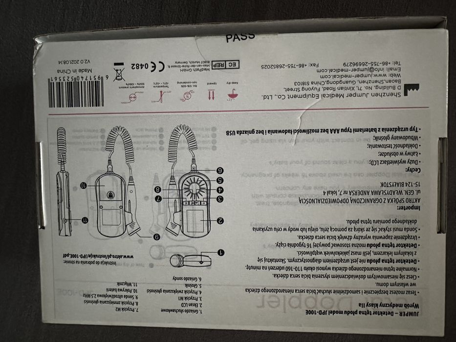 Detektor tetna ktg jumper jpd-100e