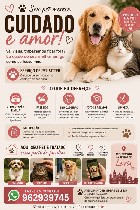 Petsistter, cuido do seu Pet