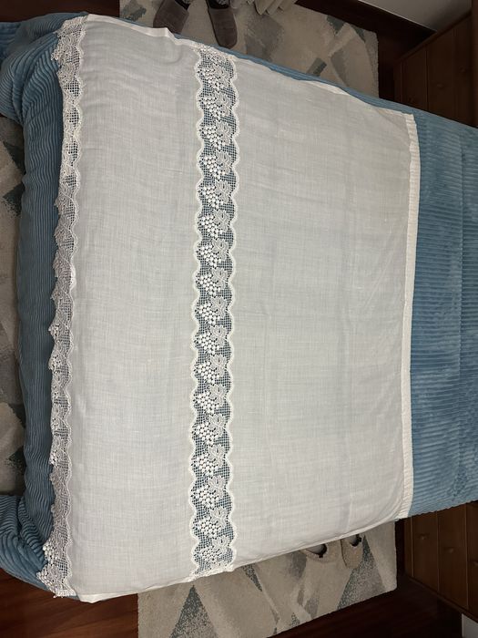 Cortinados + Colcha quarto