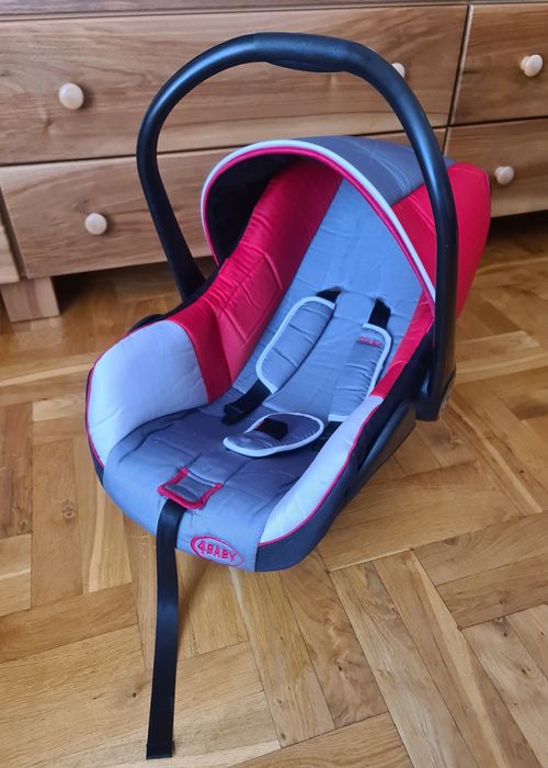 Fotelik samochodowy 4baby Colby czerwony waga 0-13 kg