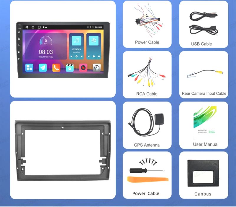 RÁDIO GPS ANDROID 13 FIAT BRAVO 07-14