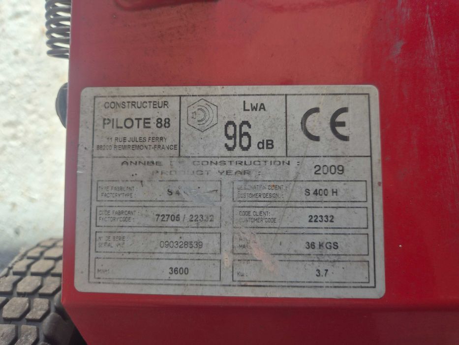 Wertykulator aerator Sentar S400H silnik Honda gc 160