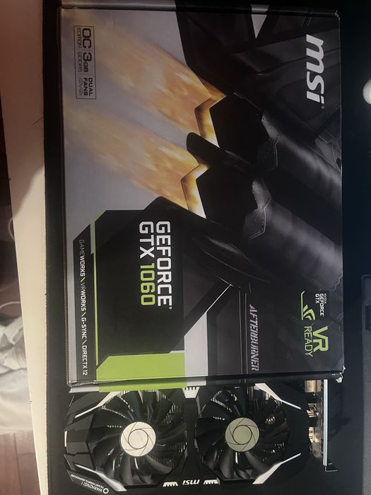 GTX 1060 3GB MSI OC Dual Fan | Caixa | Termopasta Nova