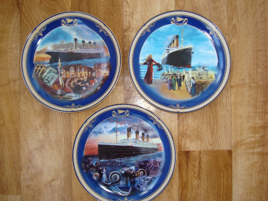 тарілки Титанік 3 шт ліміт вип нові 1998-99 20,5см Великобританія