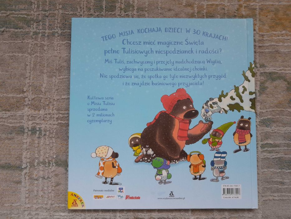 Święta Misia Tulisia Książka David Melling Wyd. Amberek