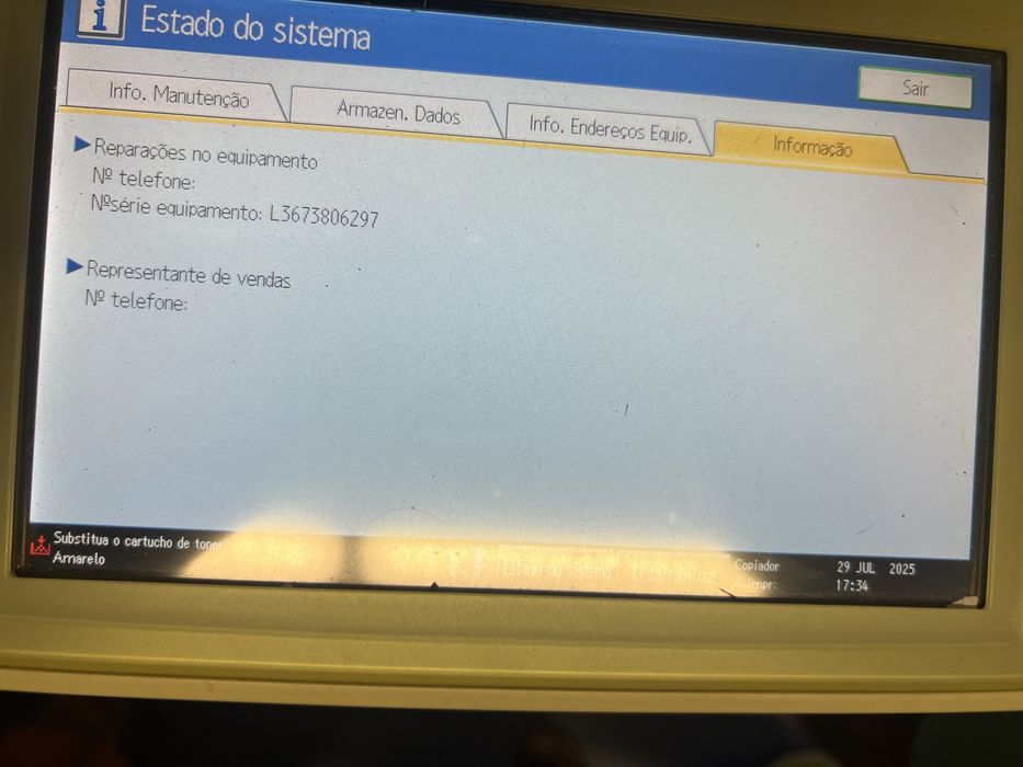 Impressora Ricoh Aficio MP C2500
