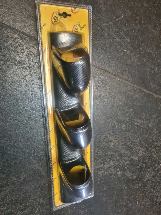 SUPORTE PARA 3 MANOMETROS VERTICAL DE PILAR