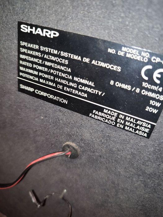 Głośniki Sharp dwie sztuki