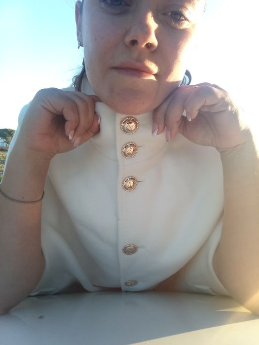 Poncho branco Marciano By Guess