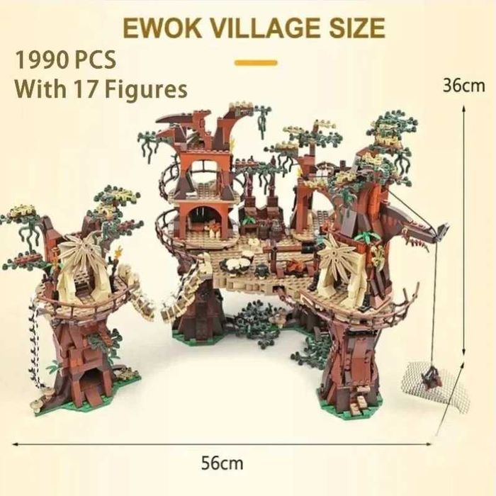 Klocki Star Wars Wioska Ewoków