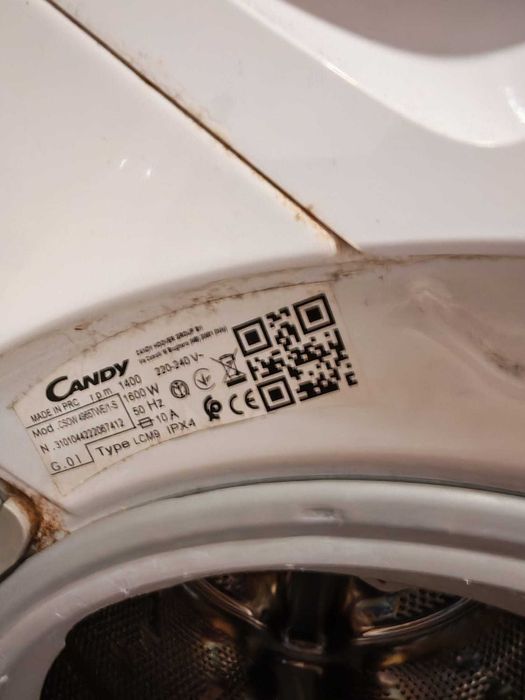 Máquina de Lavar e Secar Roupa CANDY CSOW 4965TWE/1-S (6/9 kg - 1400 rpm - Branco) - Usado